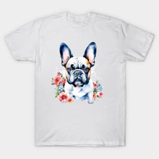 French Bulldog - Sweet Watercolor Dog T-Shirt